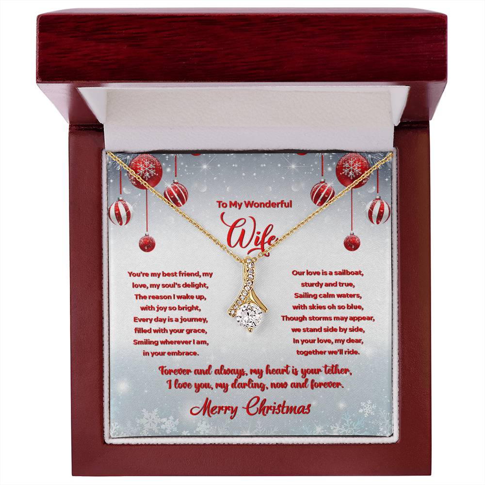 4012c Alluring Beauty Necklace,  Gift to my Wife with very nice Message Card