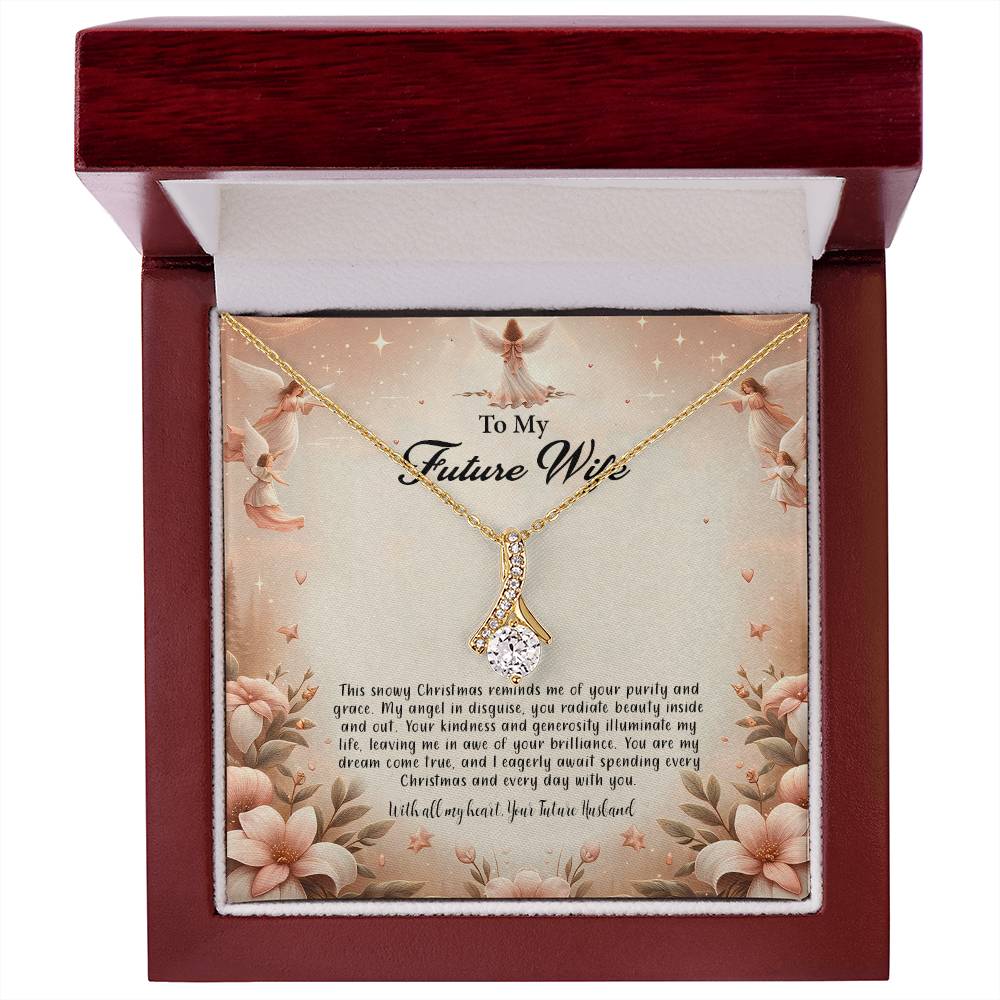 4052e Alluring Beauty Necklace, Gift to my Future Wife with Beautiful Message Card