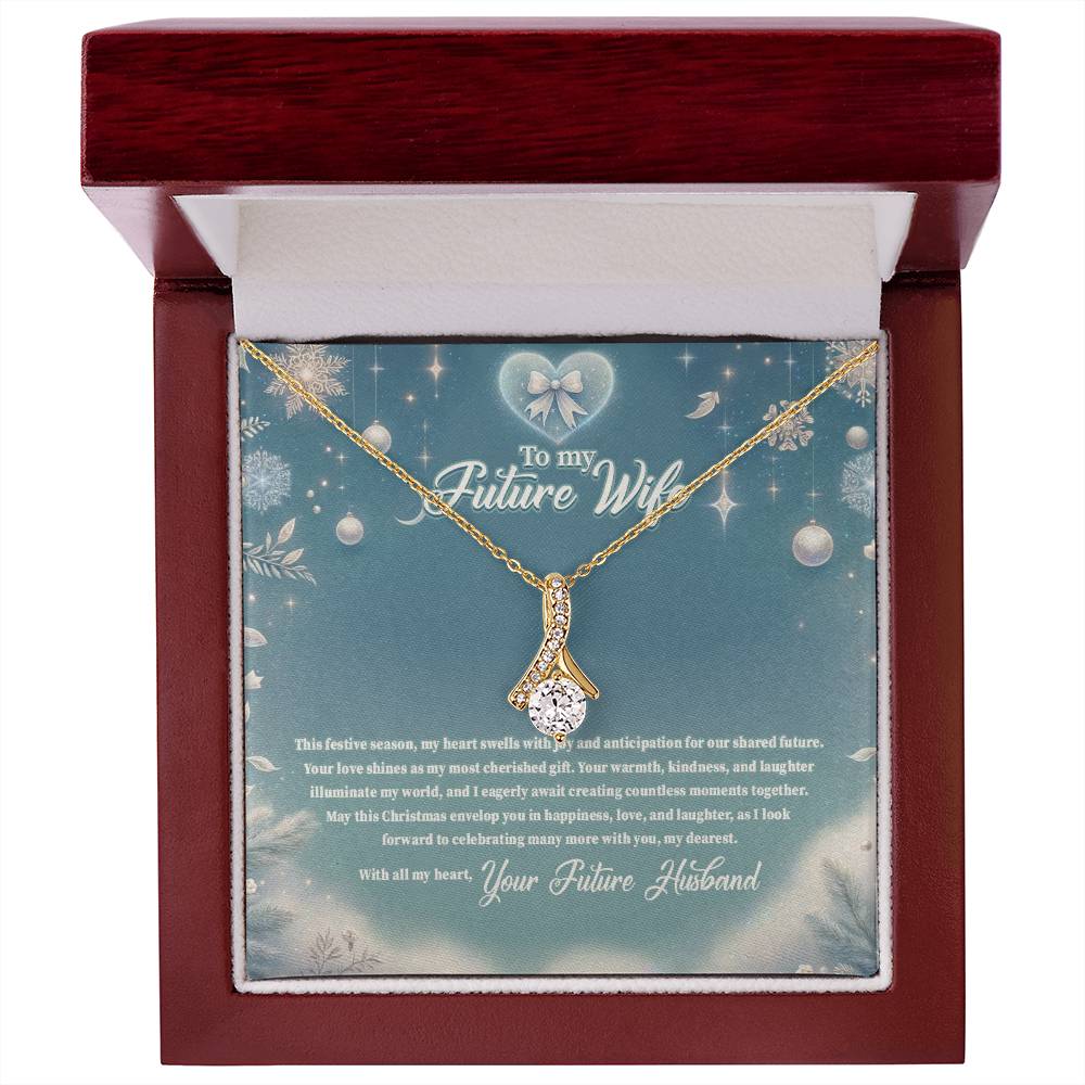 4045 (3) Alluring Beauty Necklace, Gift to my Future Wife with Beautiful Message Card