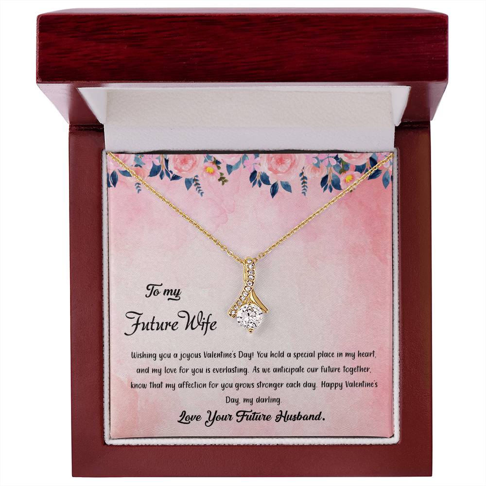 valentine-38d Alluring Beauty Necklace, Gift to my Future Wife with Beautiful Message Card