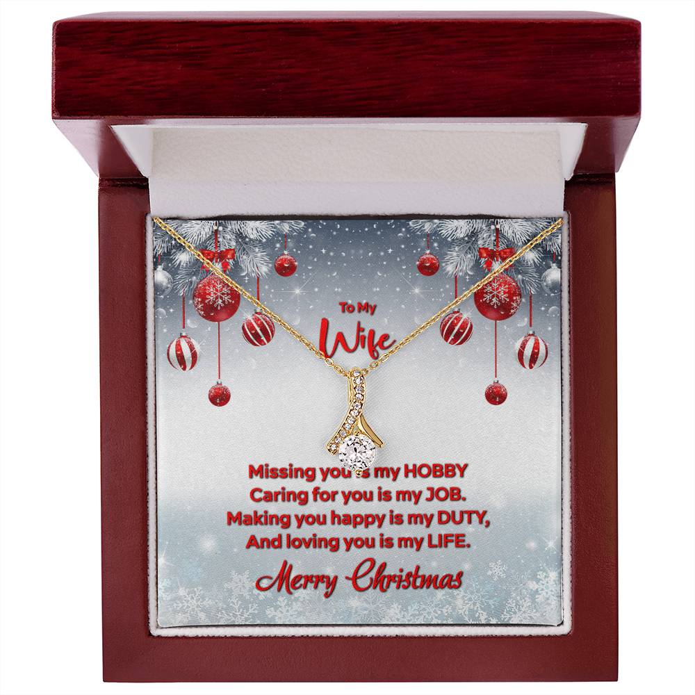 4012 Alluring Beauty Necklace,  Gift to my Wife with very nice Message Card