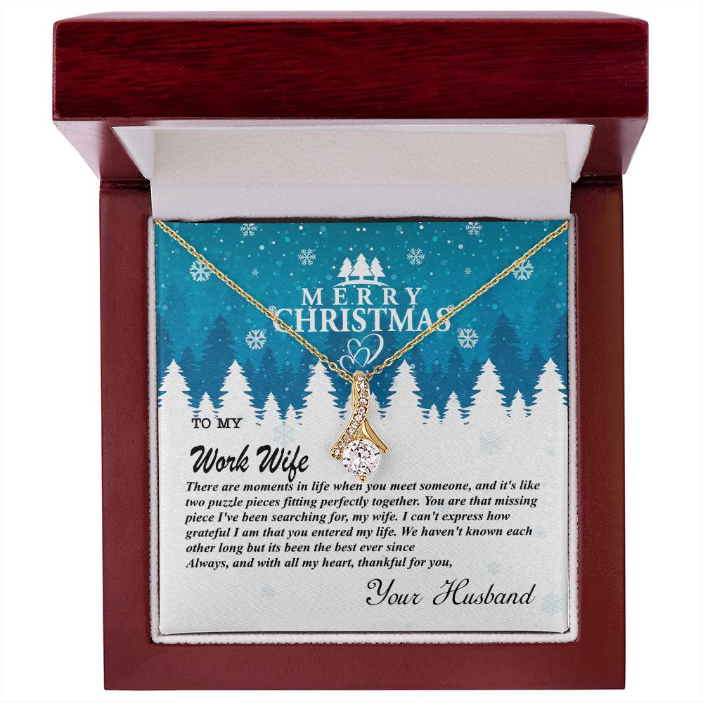 4010b Alluring Beauty Necklace,  Gift to my Wife with very nice Message Card
