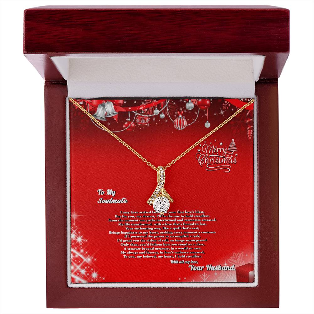 4007a Alluring Beauty Necklace, Gift to my Soulmate with Message Card