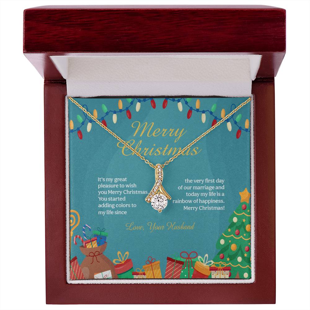 94097 Alluring Beauty Necklace,  Gift to my Wife with very nice Message Card