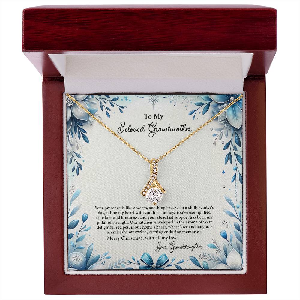 4050c Alluring Beauty Necklace, Gift to my Grandma with Beautiful Message Card