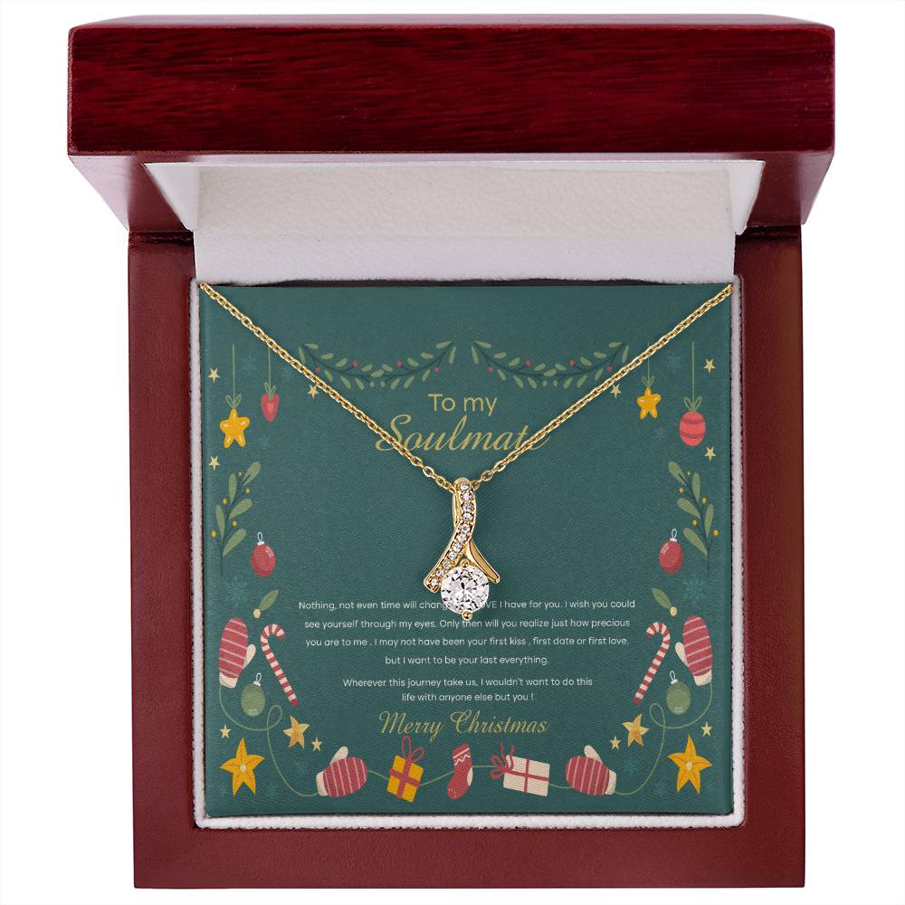 94098 Alluring Beauty Necklace, Gift to my Soulmate with Message Card