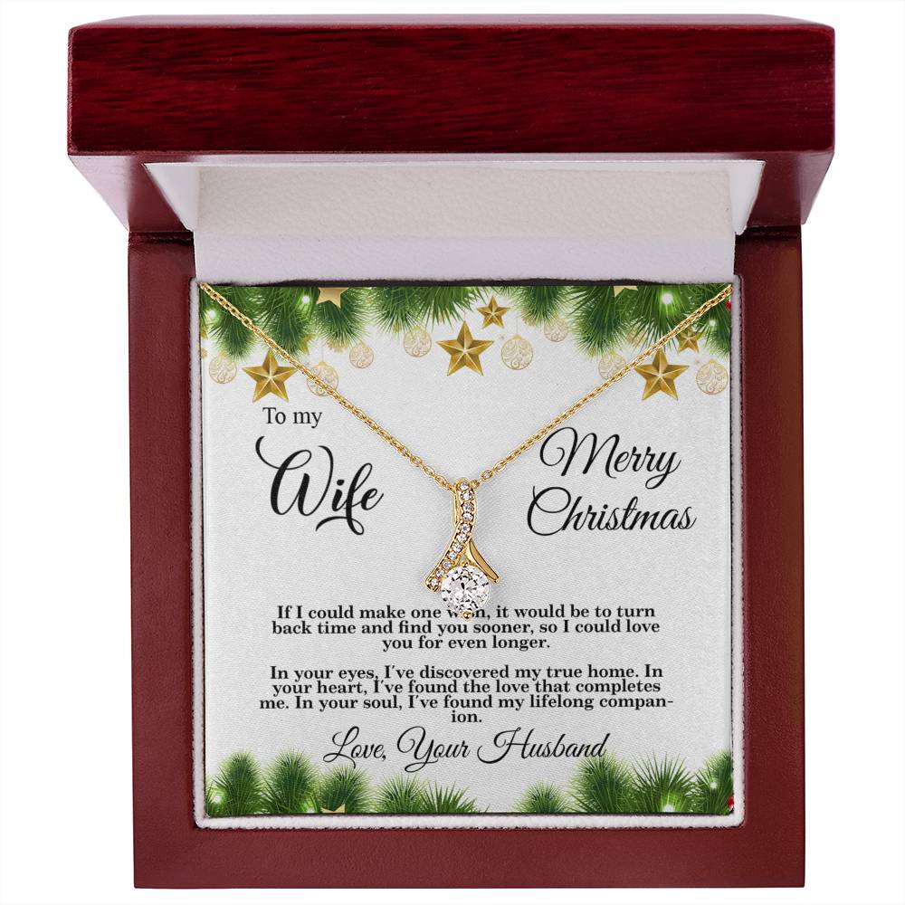 4004b Alluring Beauty Necklace,  Gift to my Wife with very nice Message Card