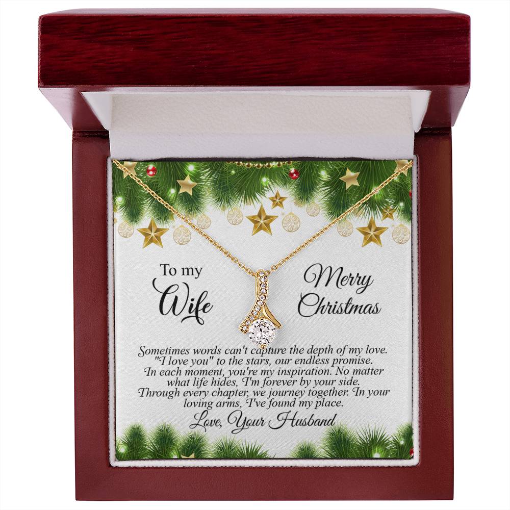 4004c Alluring Beauty Necklace,  Gift to my Wife with very nice Message Card