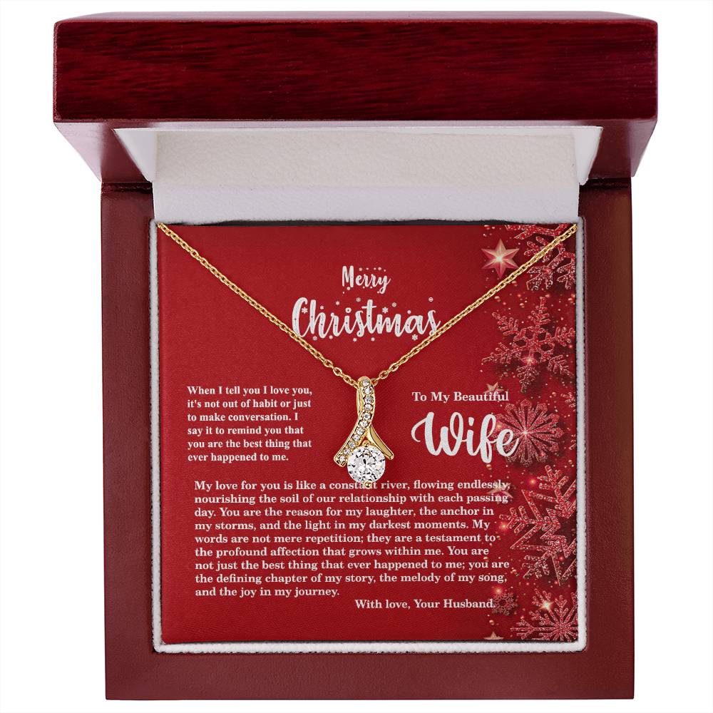 4013b Alluring Beauty Necklace,  Gift to my Wife with very nice Message Card