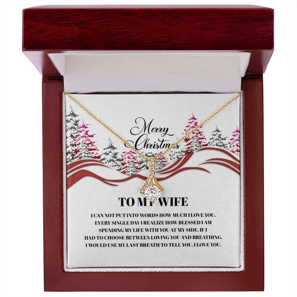 4016a Alluring Beauty Necklace,  Gift to my Wife with very nice Message Card