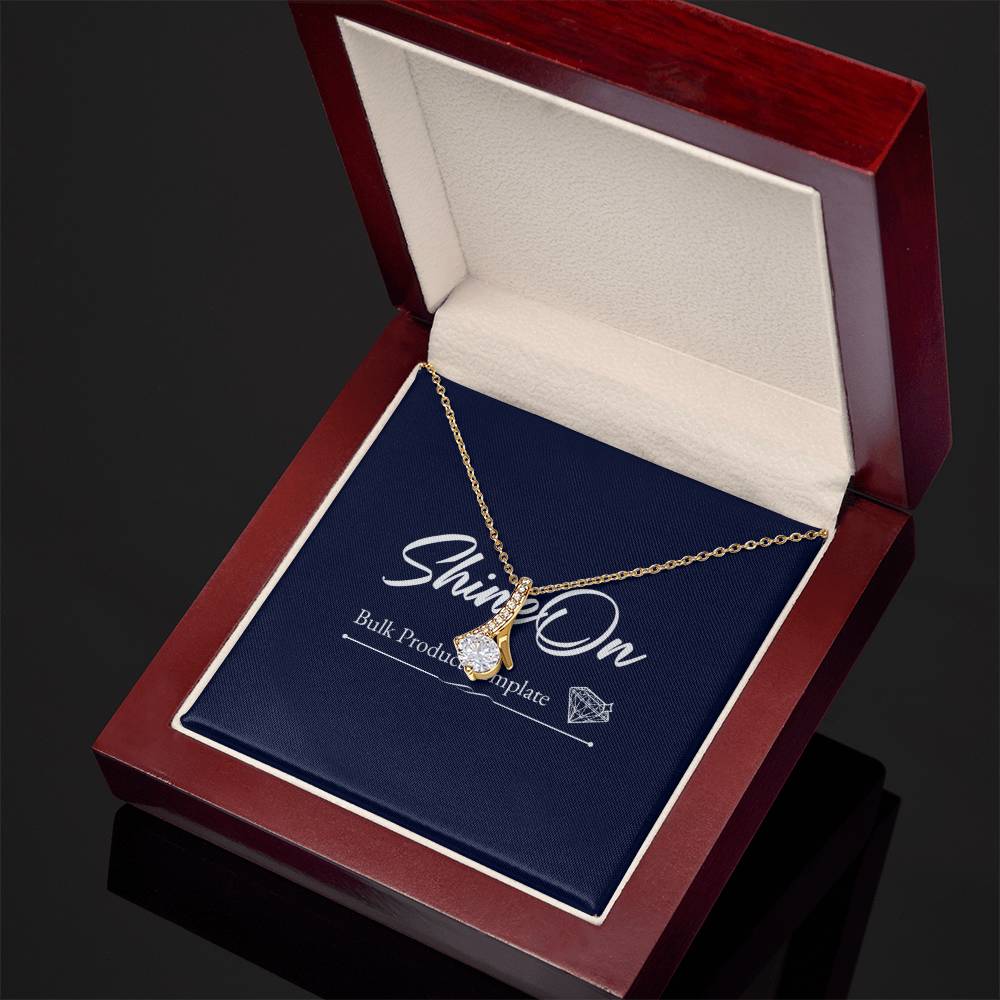 Alluring Beauty Necklace, Gift to my Soulmate with Message Card