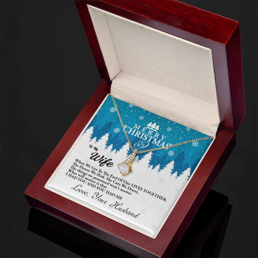 4010a Alluring Beauty Necklace,  Gift to my Wife with very nice Message Card