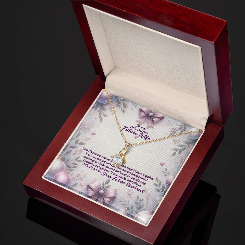 4053c Alluring Beauty Necklace, Gift to my Future Wife with Beautiful Message Card