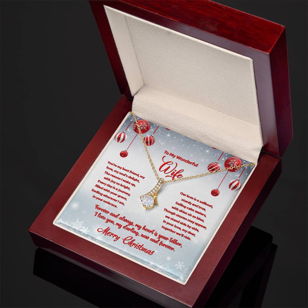 4012c Alluring Beauty Necklace,  Gift to my Wife with very nice Message Card