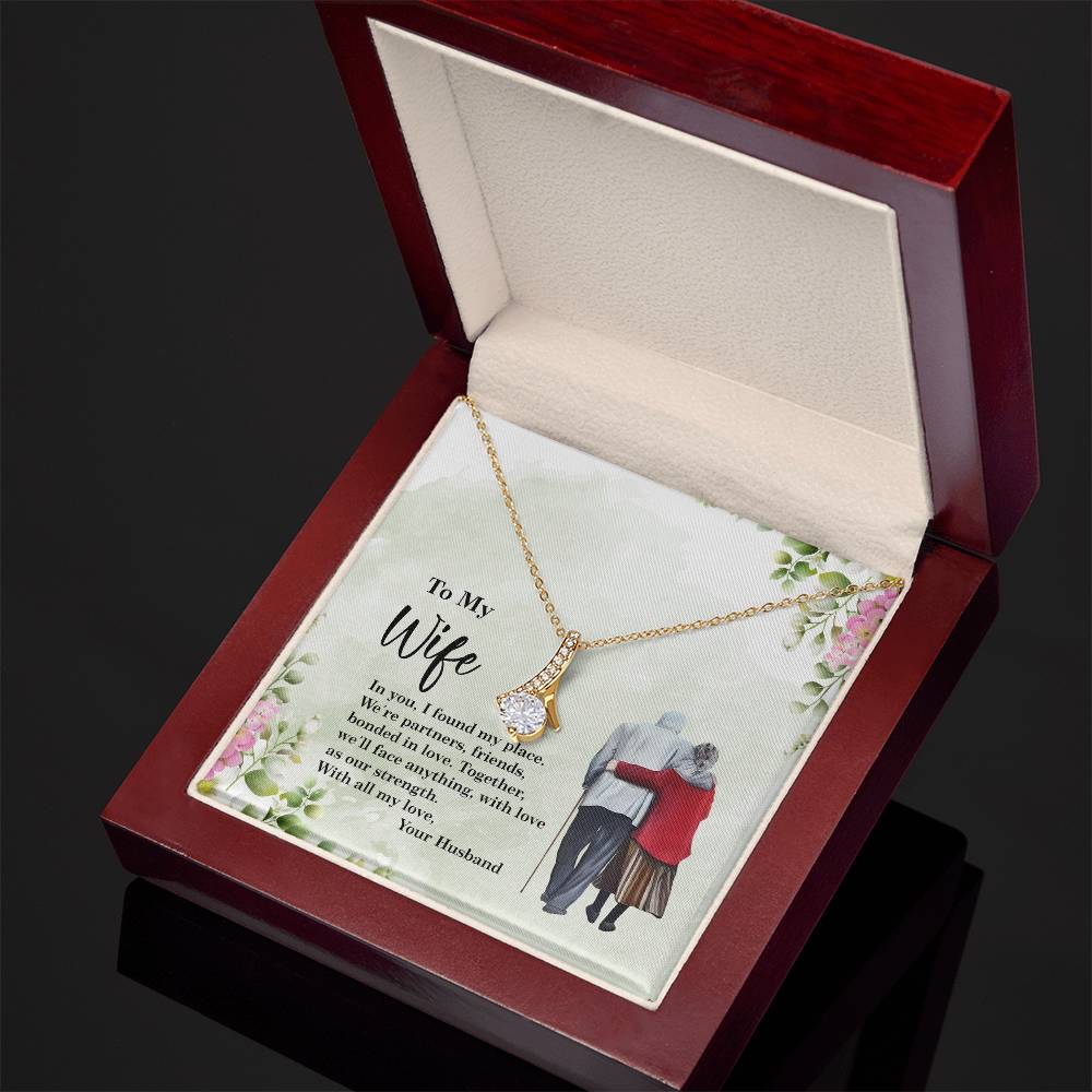 4028a Alluring Beauty Necklace,  Gift to my Wife with very nice Message Card