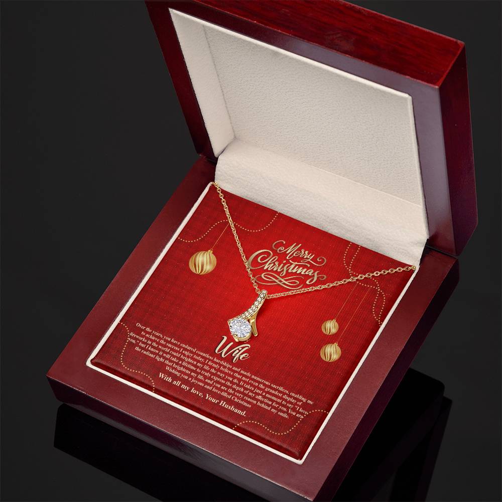 94096a Alluring Beauty Necklace,  Gift to my Wife with very nice Message Card