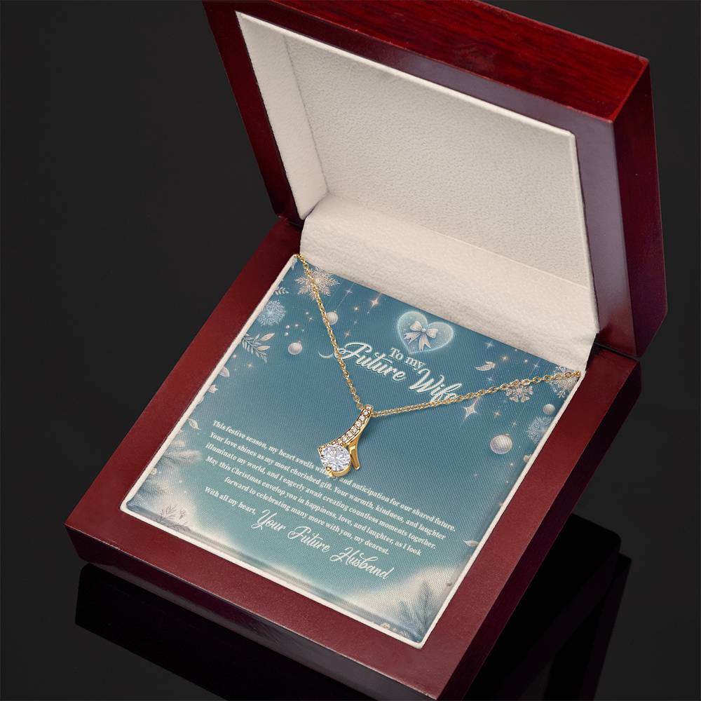 4045 (3) Alluring Beauty Necklace, Gift to my Future Wife with Beautiful Message Card