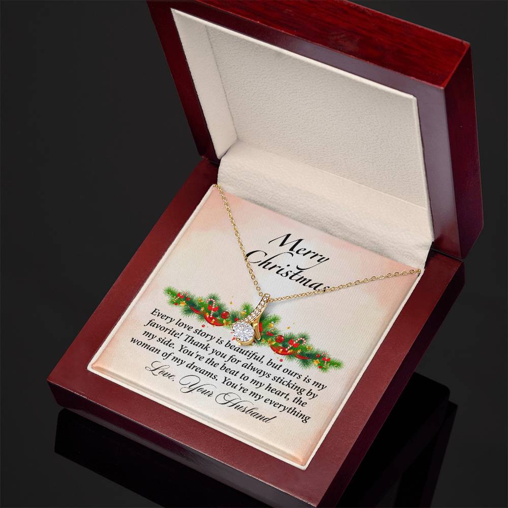 4009 Alluring Beauty Necklace, Gift to my Soulmate with Message Card