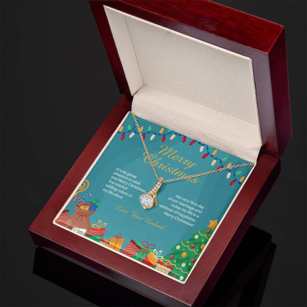 94097 Alluring Beauty Necklace,  Gift to my Wife with very nice Message Card
