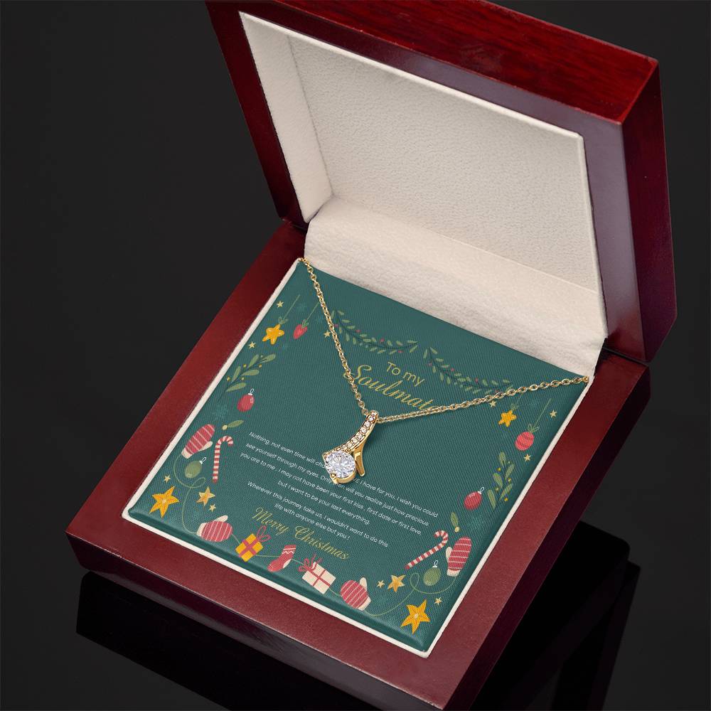 94098 Alluring Beauty Necklace, Gift to my Soulmate with Message Card