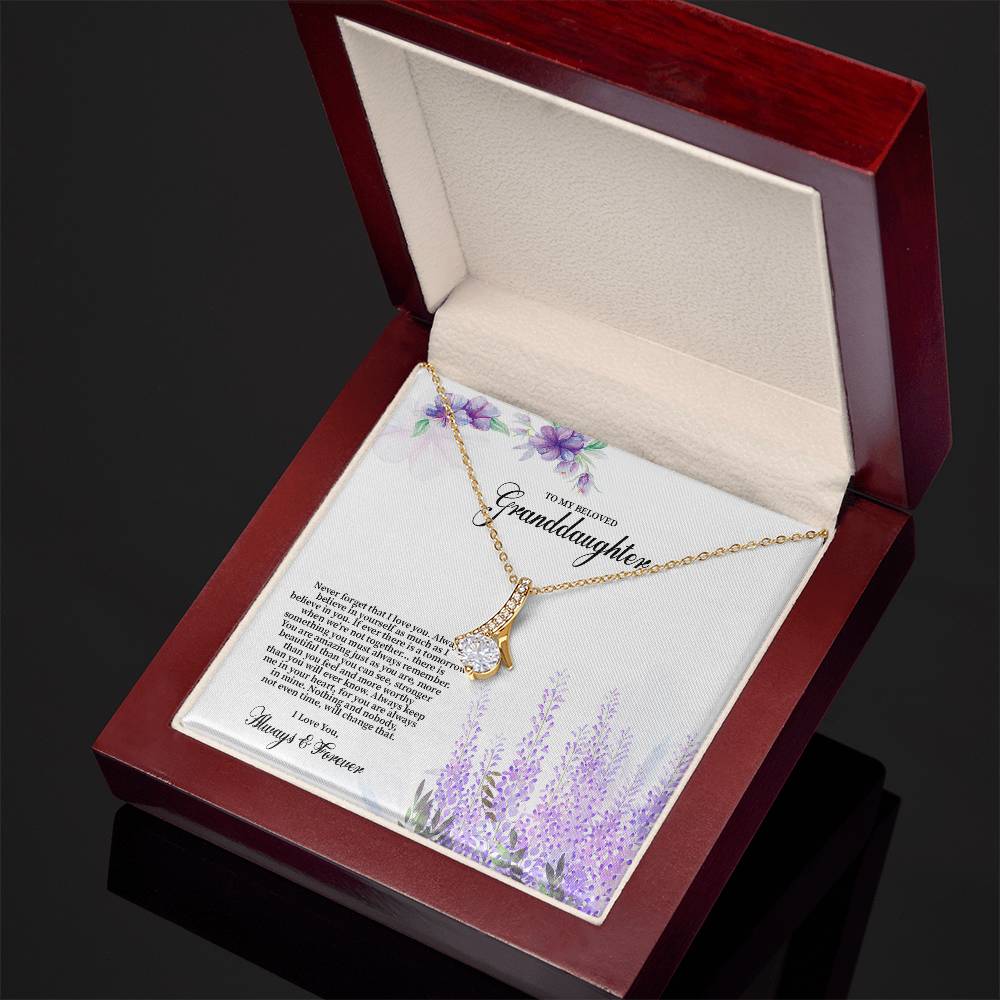 4030 (b) Alluring Beauty Necklace, Gift to my Granddaughter with Beautiful Message Card