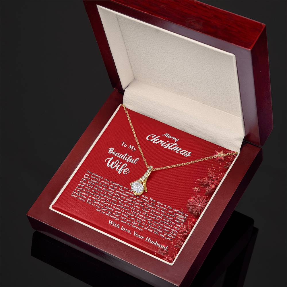 4013c Alluring Beauty Necklace,  Gift to my Wife with very nice Message Card
