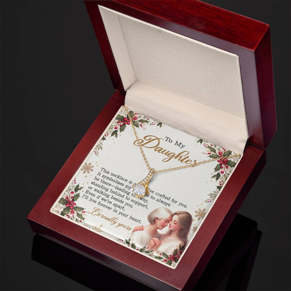 95147b Alluring Beauty Necklace, Gift to My Daughter with Beautiful Message Card