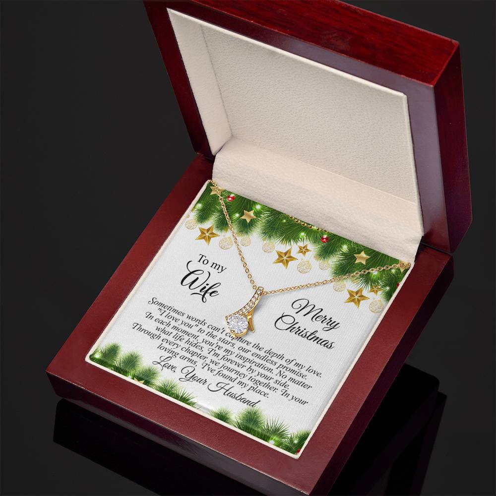 4004c Alluring Beauty Necklace,  Gift to my Wife with very nice Message Card