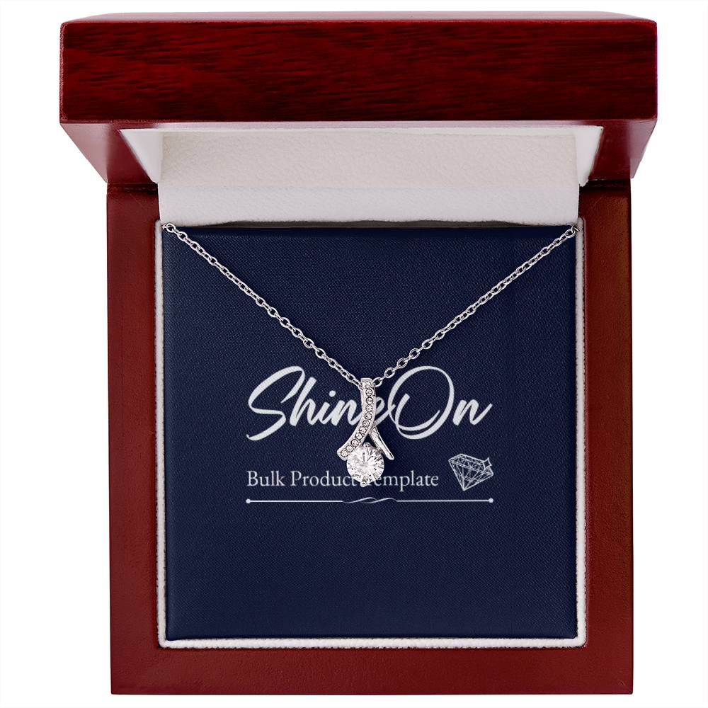 Alluring Beauty Necklace, Gift to my Soulmate with Message Card