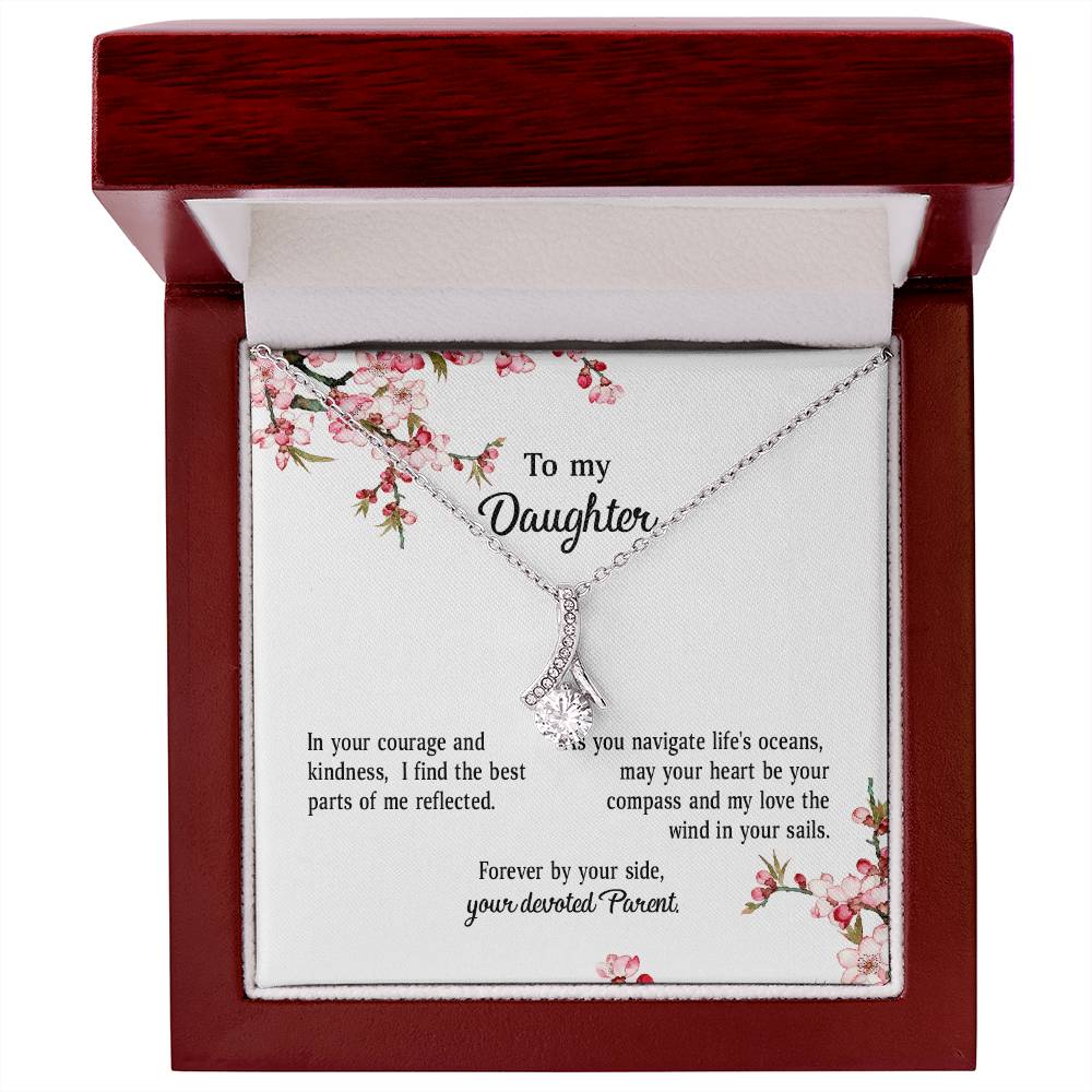 4039a Alluring Beauty Necklace, Gift to My Daughter with Beautiful Message Card