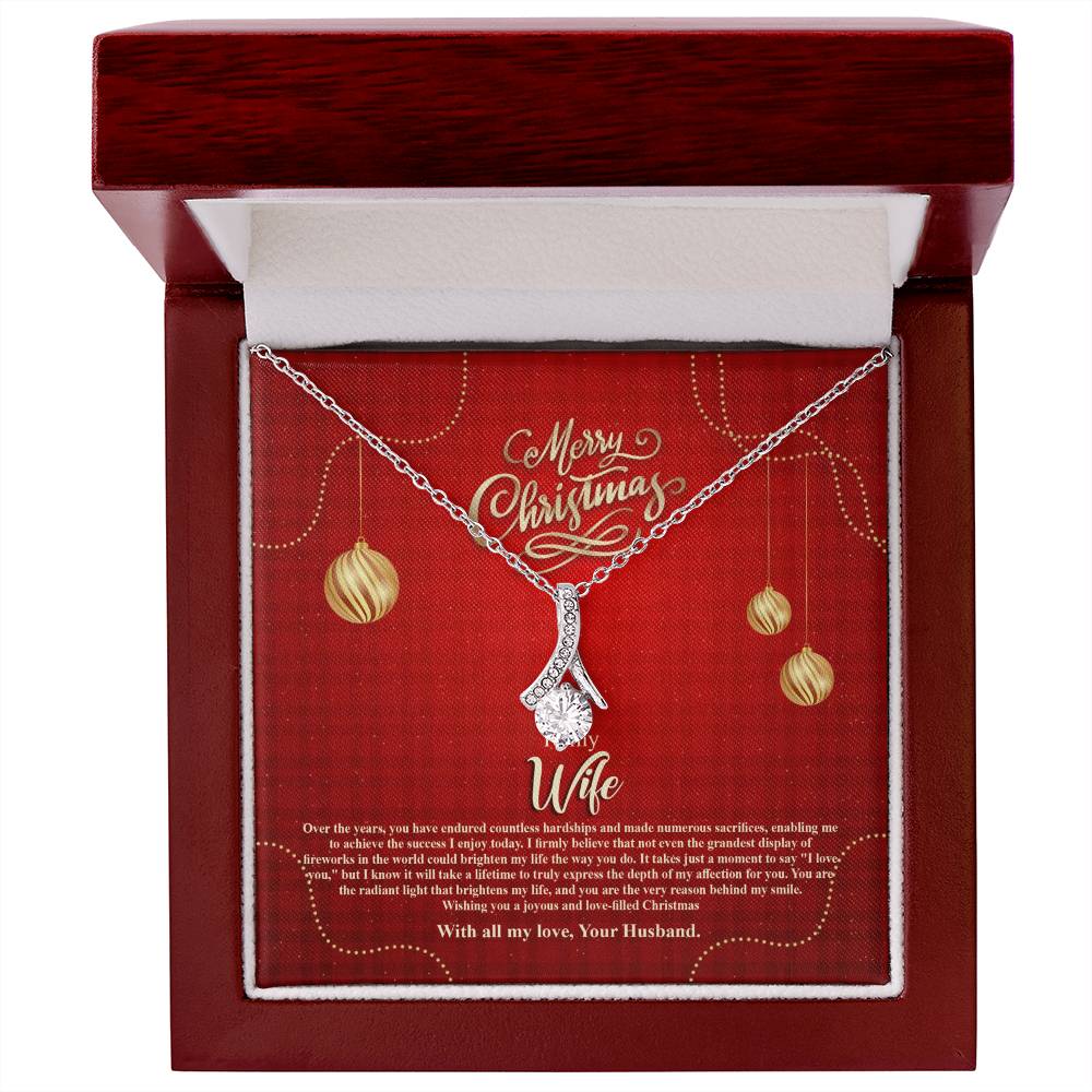 94096a Alluring Beauty Necklace,  Gift to my Wife with very nice Message Card