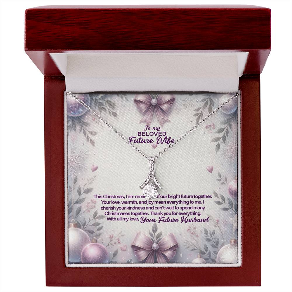 4053c Alluring Beauty Necklace, Gift to my Future Wife with Beautiful Message Card