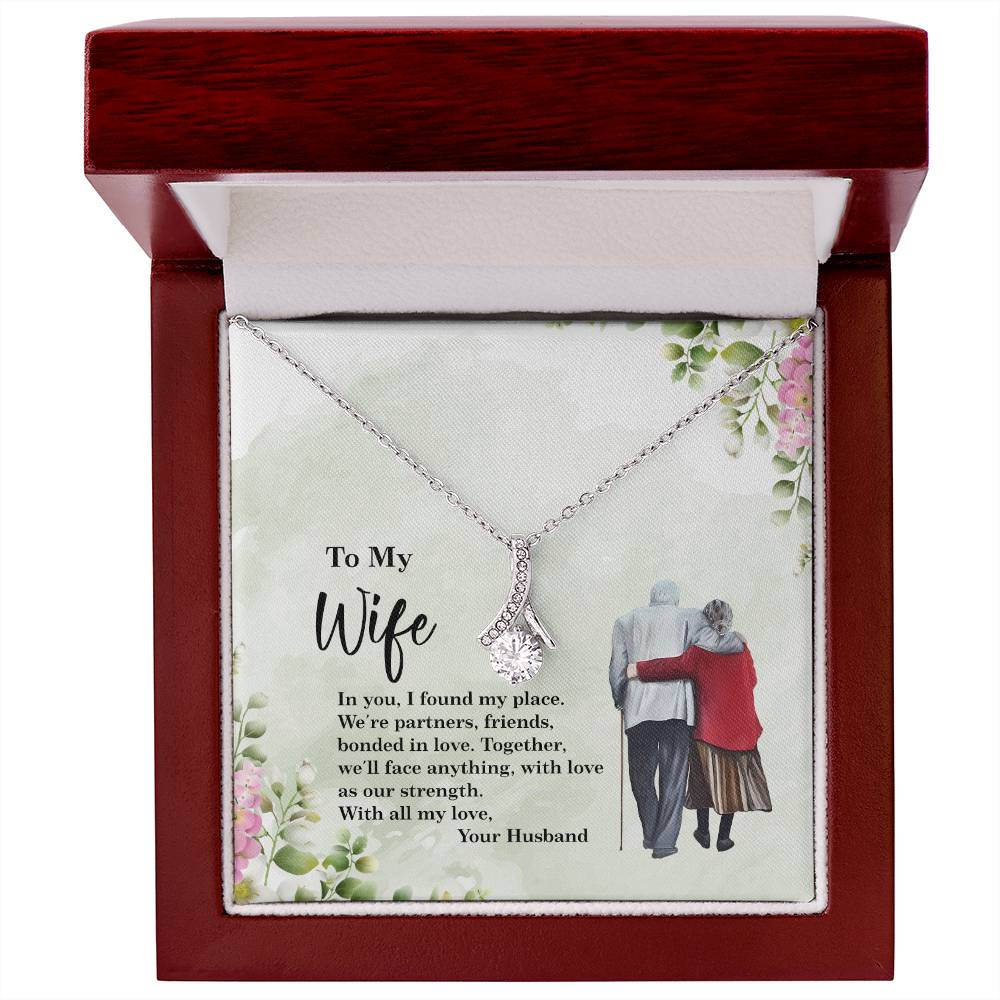 4028a Alluring Beauty Necklace,  Gift to my Wife with very nice Message Card