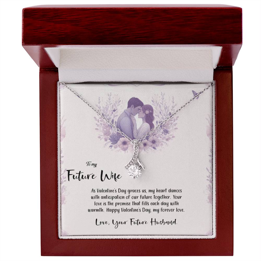 Valentine-st14d Alluring Beauty Necklace, Gift to my Future Wife with Beautiful Message Card