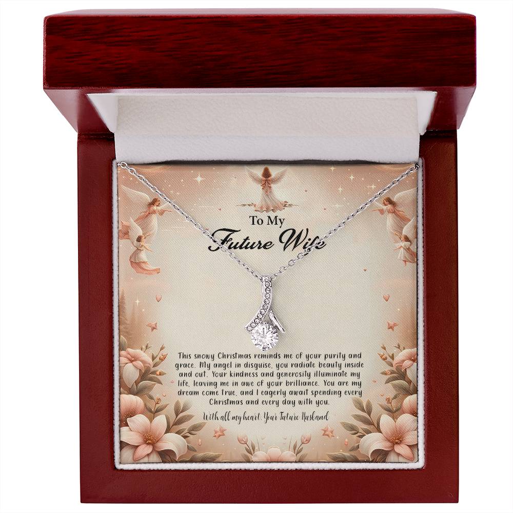 4052e Alluring Beauty Necklace, Gift to my Future Wife with Beautiful Message Card