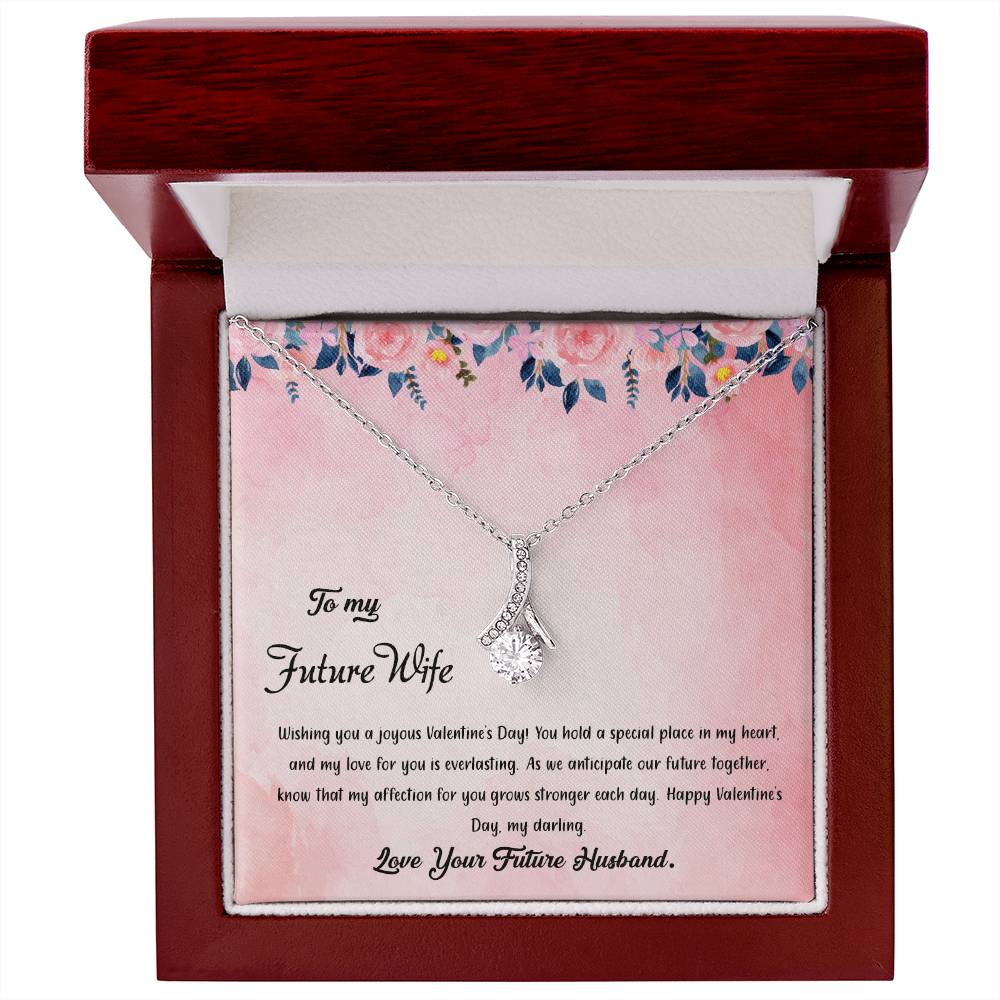 valentine-38d Alluring Beauty Necklace, Gift to my Future Wife with Beautiful Message Card