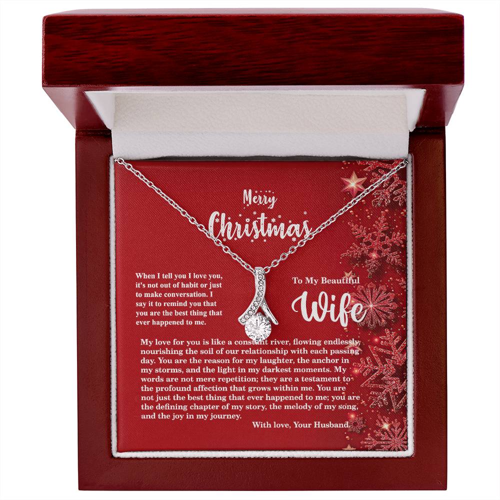 4013b Alluring Beauty Necklace,  Gift to my Wife with very nice Message Card