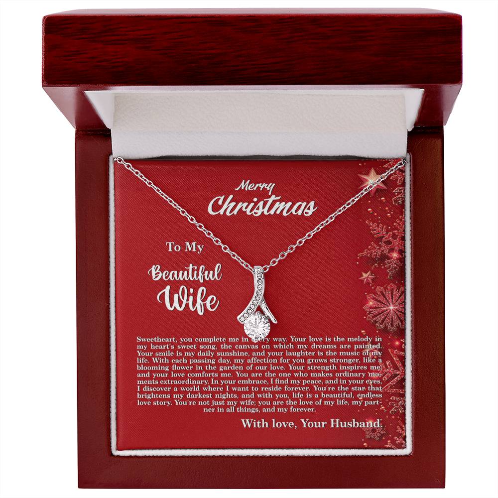 4013c Alluring Beauty Necklace,  Gift to my Wife with very nice Message Card