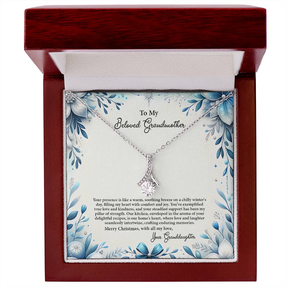 4050c Alluring Beauty Necklace, Gift to my Grandma with Beautiful Message Card