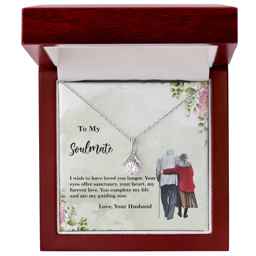 4028c Alluring Beauty Necklace, Gift to my Soulmate with Message Card