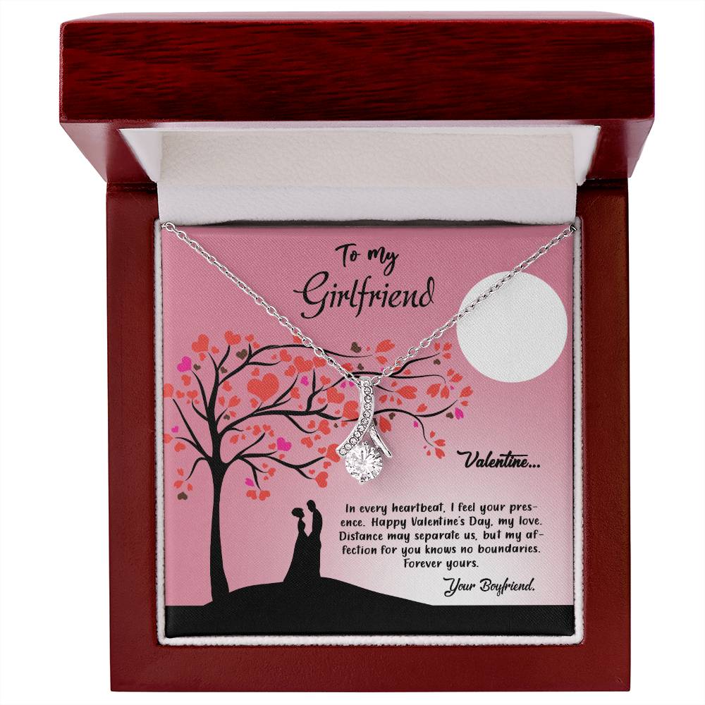 valentine-13c Alluring Beauty Necklace, Gift to my Girlfriend with Beautiful Message Card