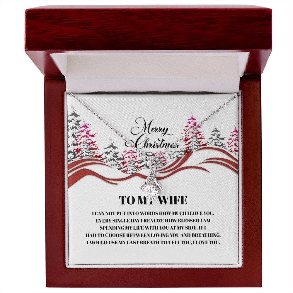 4016a Alluring Beauty Necklace,  Gift to my Wife with very nice Message Card