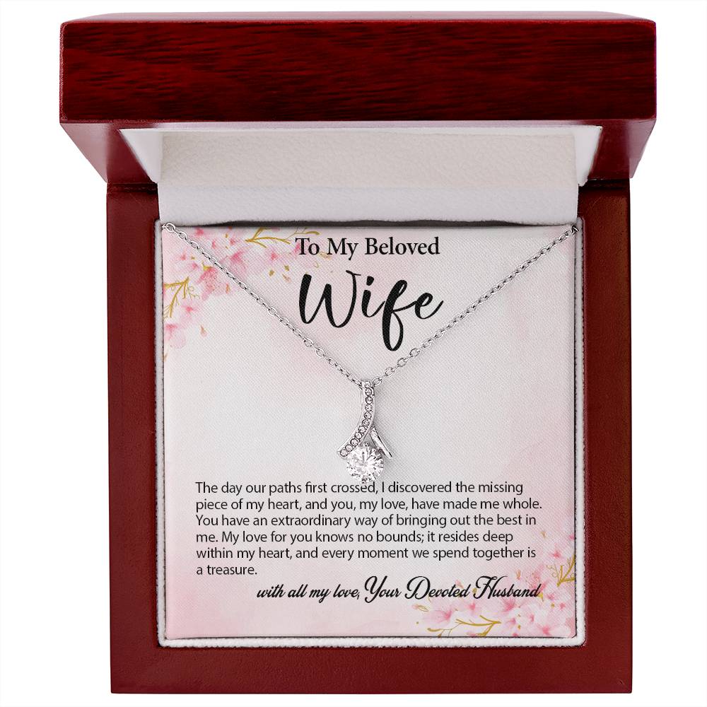4029a Alluring Beauty Necklace,  Gift to my Wife with very nice Message Card