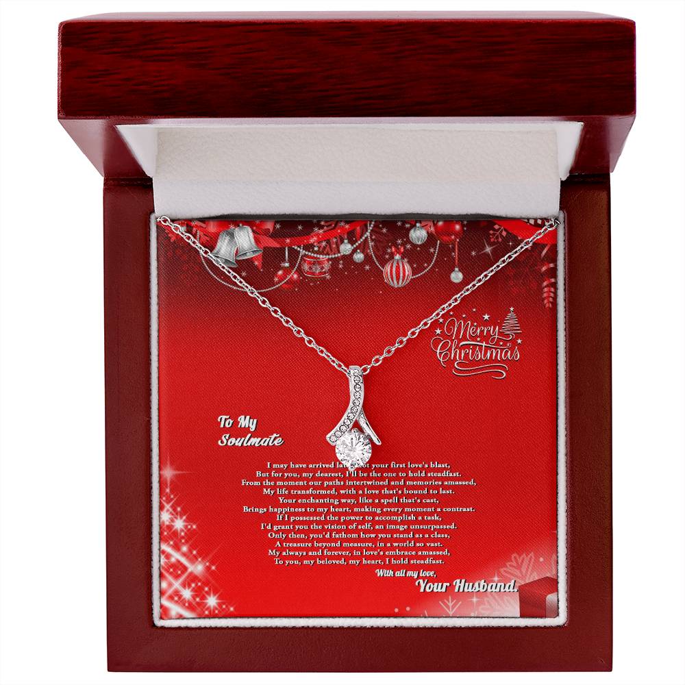 4007a Alluring Beauty Necklace, Gift to my Soulmate with Message Card