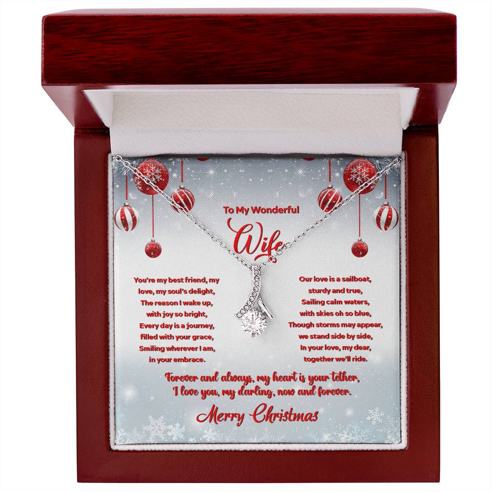 4012c Alluring Beauty Necklace,  Gift to my Wife with very nice Message Card