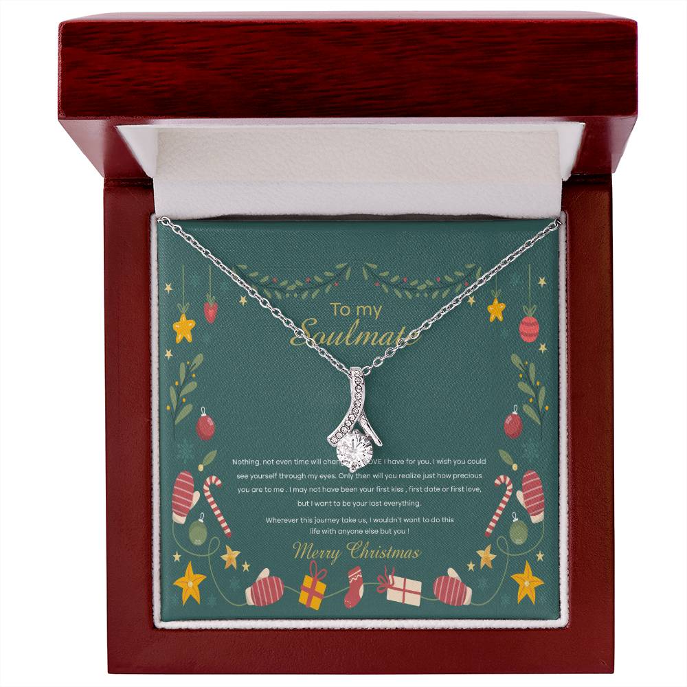 94098 Alluring Beauty Necklace, Gift to my Soulmate with Message Card