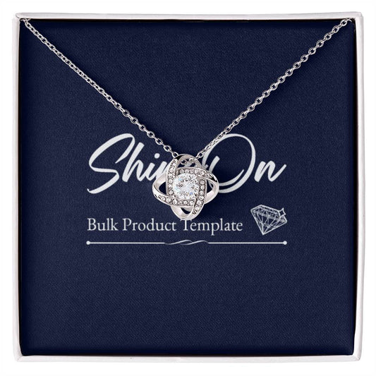 Love Knot Necklace, Gift to my Future Wife with Beautiful Message Card