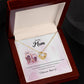 94941c Love Knot Necklace, Gift to my Mom with Beautiful Message Card