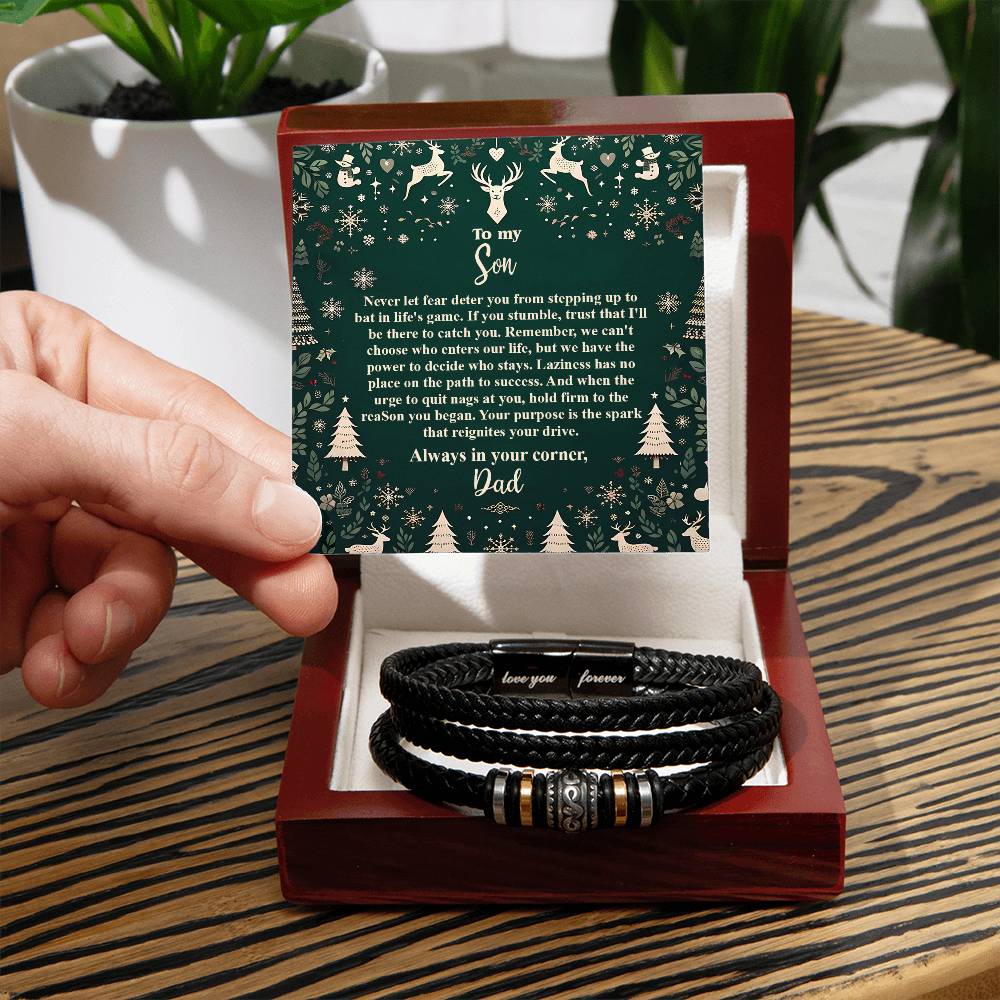 3002a Love you forever Bracelet, Gift to my Husband with Message Card