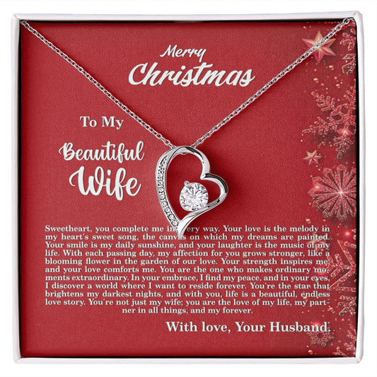 4013c Forever Love Necklace, Gift to my Wife with beautiful Message Card